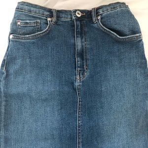Zara denim skirt